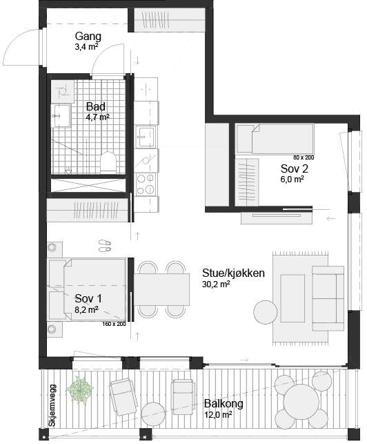 Plantegning 1